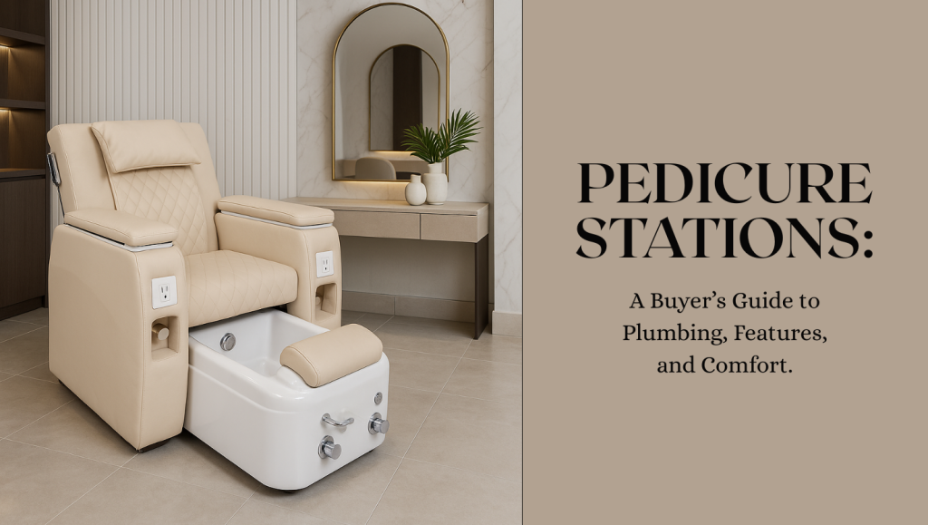 Pedicure Stations : A Buyer’s Guide to Plumbing, Features, and Comfort.